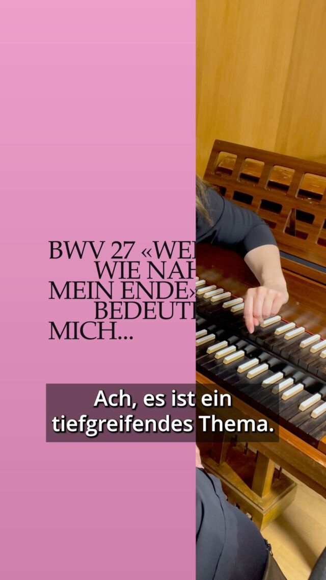 Welcher Moment in Deinem Leben war Dein «Memento Mori» —eine Erinnerung an die Vergänglichkeit des Lebens? 🎶✨ Teile Deine Gedanken mit uns, während wir auf den Beginn des Konzerts «Auf Tournee mit Bach und Brahms» warten.  #KlassischeMusik #AufTourneeMitBachUndBrahms #BachKantate #SterbenUndLeben #MusikUndPhilosophie