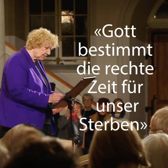 Die deutsche Fachärztin für Psychiatrie und Psychoanalytikerin Luise Reddemann reflektiert über Kantate 106 mit den Worten: «Gott bestimmt die rechte Zeit für unser Sterben». Teile mit uns einen Moment in Deinem Leben, in dem Gottes Zeit perfekt war. ✨

🎬 Link in Bio / Youtube.

 #BachStiftung #MusikErleben #Bach #MusikalischerGenuss #KlassischeMusik #Reflexion